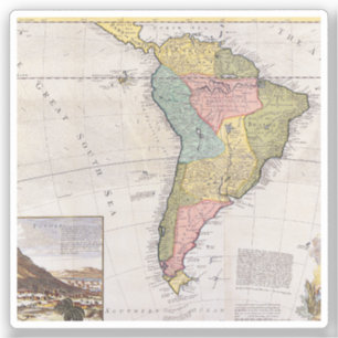 Pegatina Mapa antiguo inspirado (8)