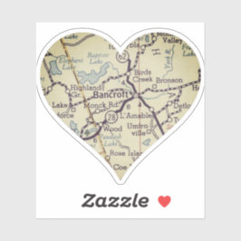 Pegatina Mapa de cosechas de bancos de Ontario