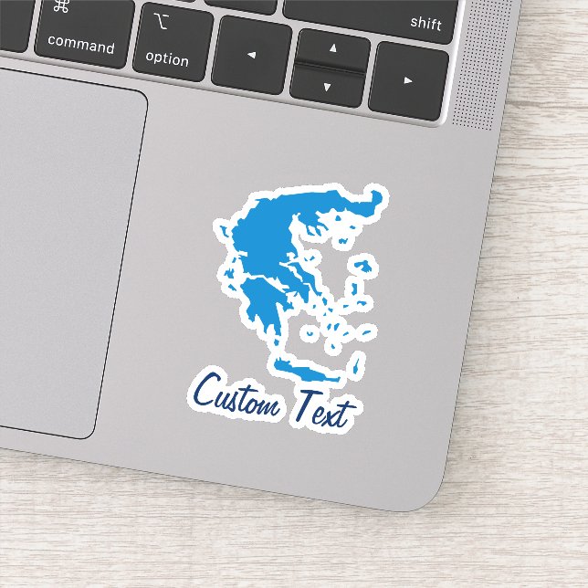 Pegatina Mapa de Grecia (Detalle)