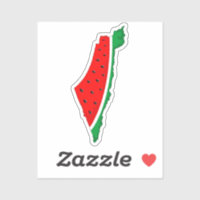 Mapa de Palestina sandía símbolo de la libertad