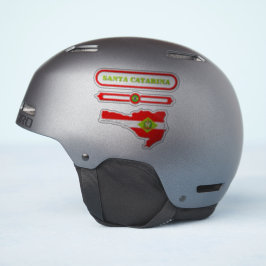 PEGATINA MAPA DE SANTA CATARINA. SAMER BRASIL