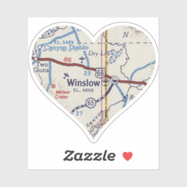 Pegatina Mapa de Winslow
