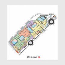 Mapa del mundo de las autopistas RV itinerantes