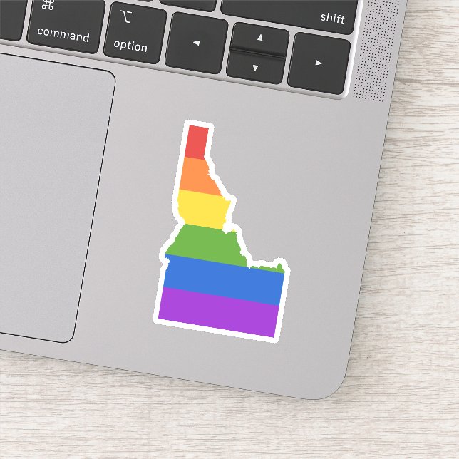 Pegatina Mapa gay de EEUU | Estado de Idaho (Detalle)