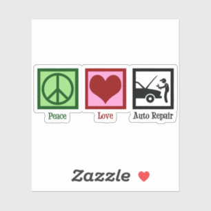 Pegatina Máquina de reparación automática de automóvile