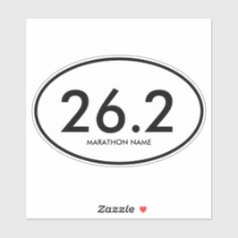 Pegatina Maratón de 26.2