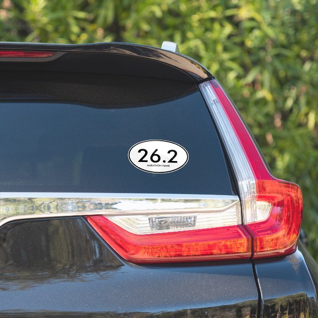 Pegatina Maratón de 26.2 (Lado del coche)