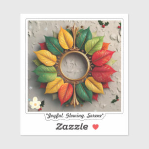 Pegatina "Maravilla estacional festiva"