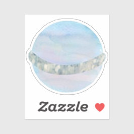 Pegatina Marca de agua Saturno Espacio Ultraterrestre Fiest