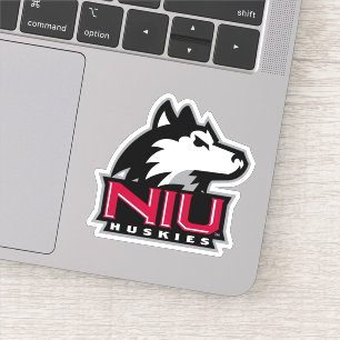 Pegatina Marca NIU Huskies