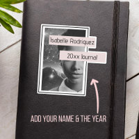 Marcador de diario personalizado futurista femenin