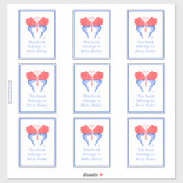 Pegatina Marcador de mariposa de Bandana