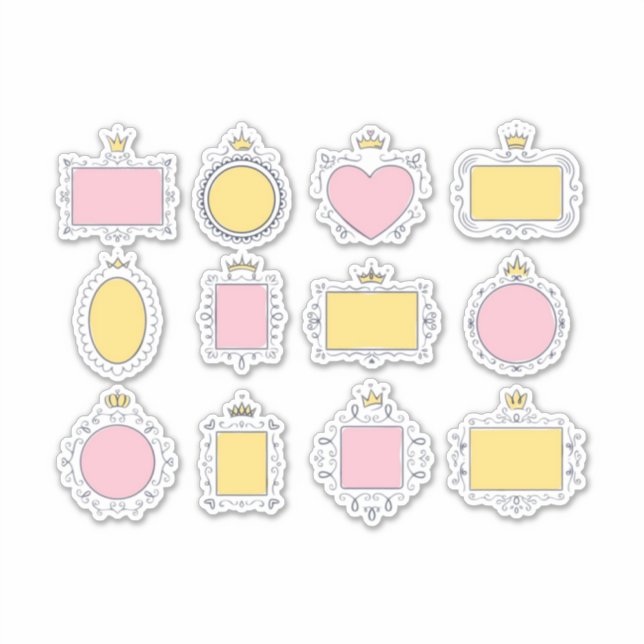 Pegatina Marco de cuaderno (Anverso)