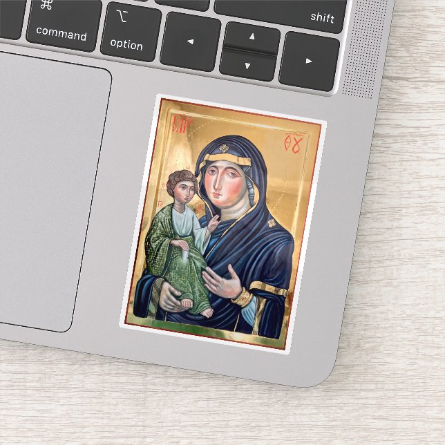 Pegatina Maria Advocata Nostra Icon (Detalle)