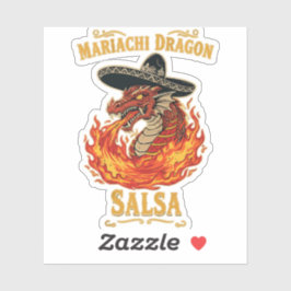 Pegatina Mariachi Dragon Salsa