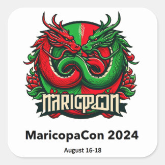 Pegatina MaricopaCon 2024 (Dragones)