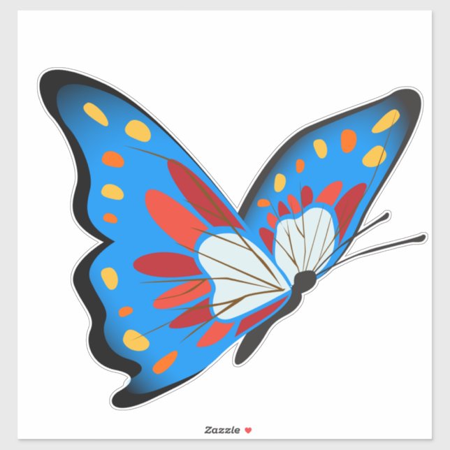 Pegatina Mariposa (Hoja)