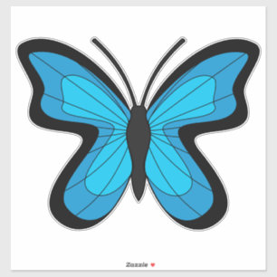 Pegatina Mariposa azul
