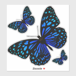 Pegatina Mariposa azul Thunder_Cove