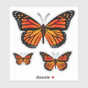 Pegatina Mariposa monarca