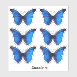 Pegatina Mariposa morfa azul | Personalizado Cut Vinyl