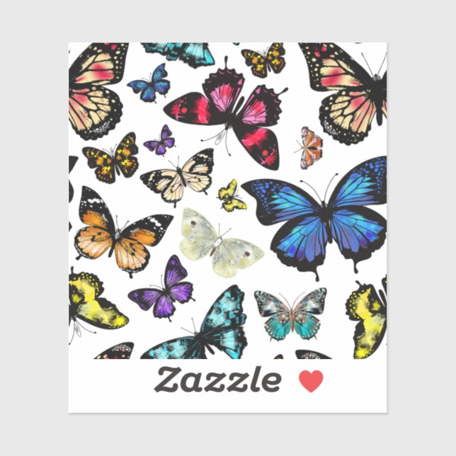 Pegatina Mariposas (Hoja)