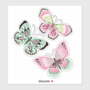Pegatina Mariposas dulces de verano