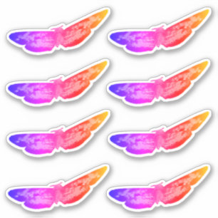Pegatina Mariposas Ombre Púrpura Pink 4Zoe
