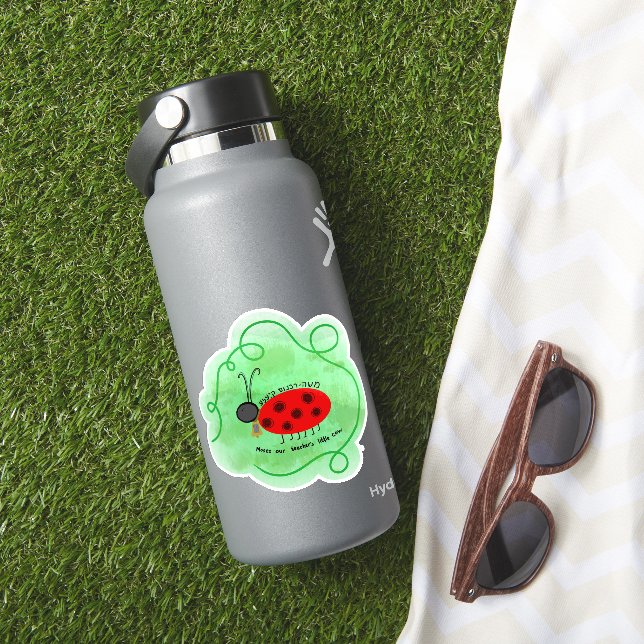 Pegatina Mariquita en Yiddish (HydroFlask Insitu)