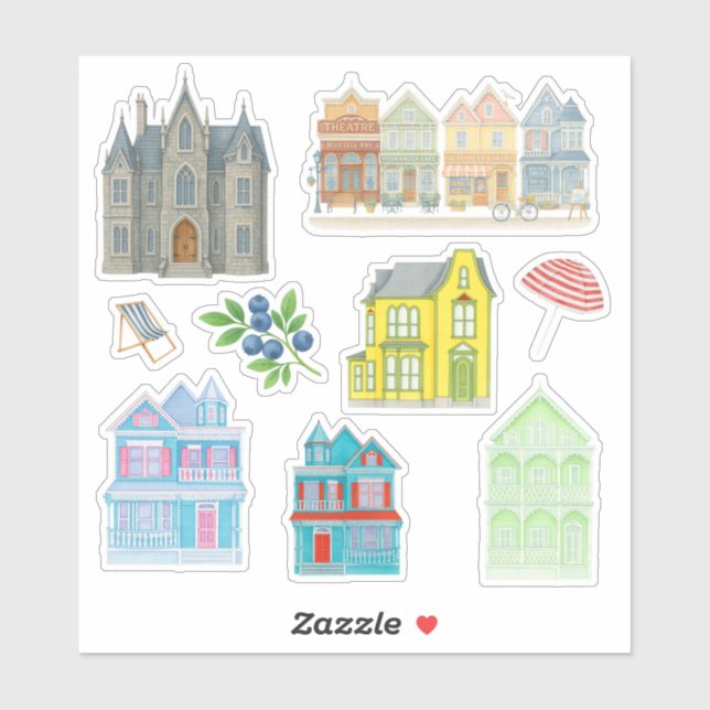 Pegatina Marissa Caldwell investiga la colección #4 (Hoja)