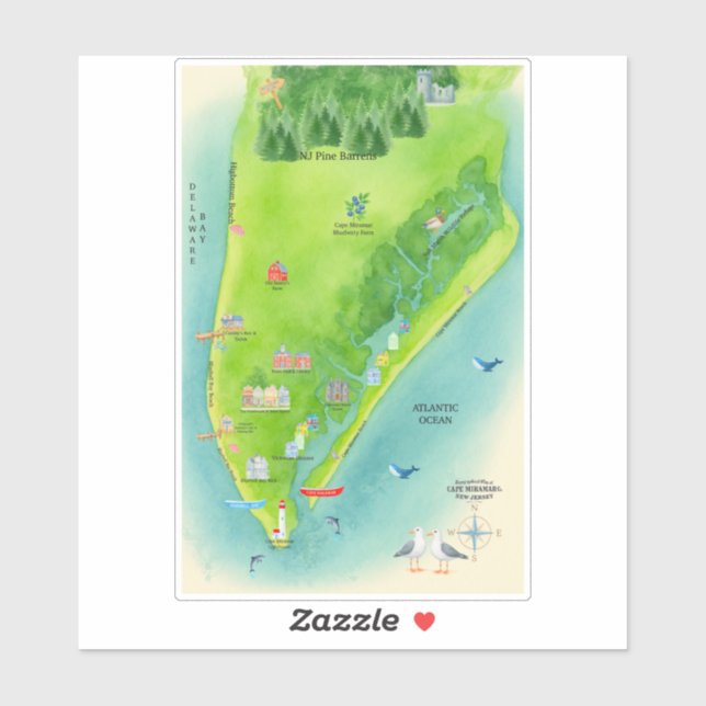 Pegatina Marissa Caldwell investiga la colección #5 (Hoja)