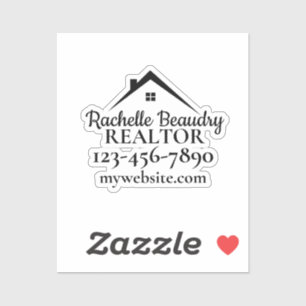 Pegatina Marketing inmobiliario Realtor personalizado