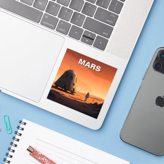 Pegatina Mars Travel