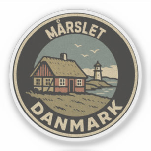 Pegatina Mårslet, Dinamarca Danmark