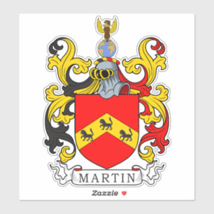 Pegatina Martin Family Crest