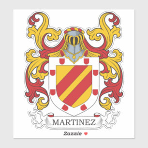Pegatina Martinez Family Crest