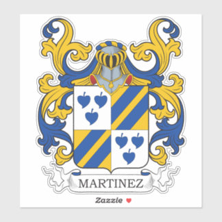 Pegatina Martinez Family Crest