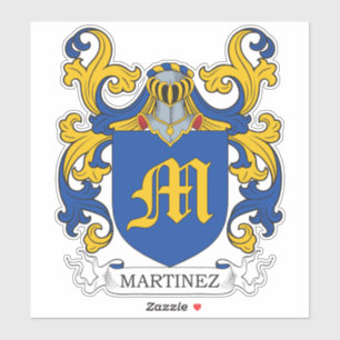 Pegatina Martinez Family Crest