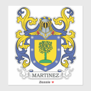Pegatina Martinez Family Crest
