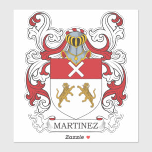 Pegatina Martinez Family Crest