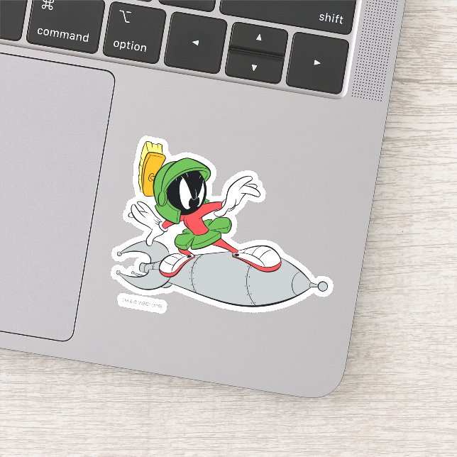 Pegatina MARVIN EL Cohete MARTIAN™ (Detalle)