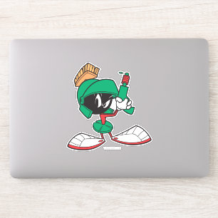 Pegatina MARVIN EL MARTIAN™ con láser apuntado