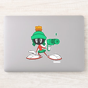 Pegatina MARVIN EL MARTIAN™ con un láser