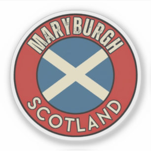 Pegatina Maryburgh, Escocia