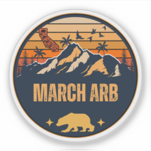 Pegatina Marzo ARB, California