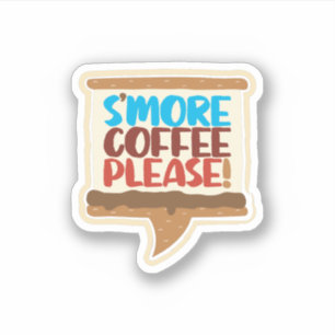 Pegatina ¡Más Café Por Favor!