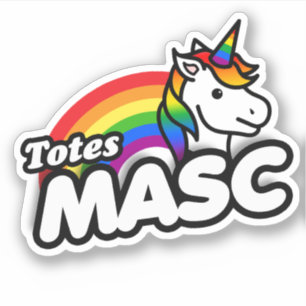 Pegatina masc de totes