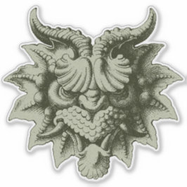 Pegatina Máscara de Gárgola 3