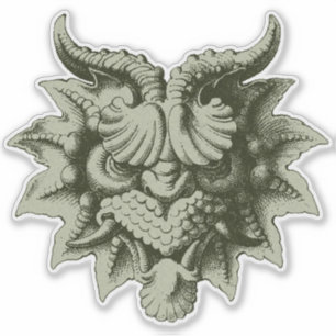 Pegatina Máscara de Gárgola 3