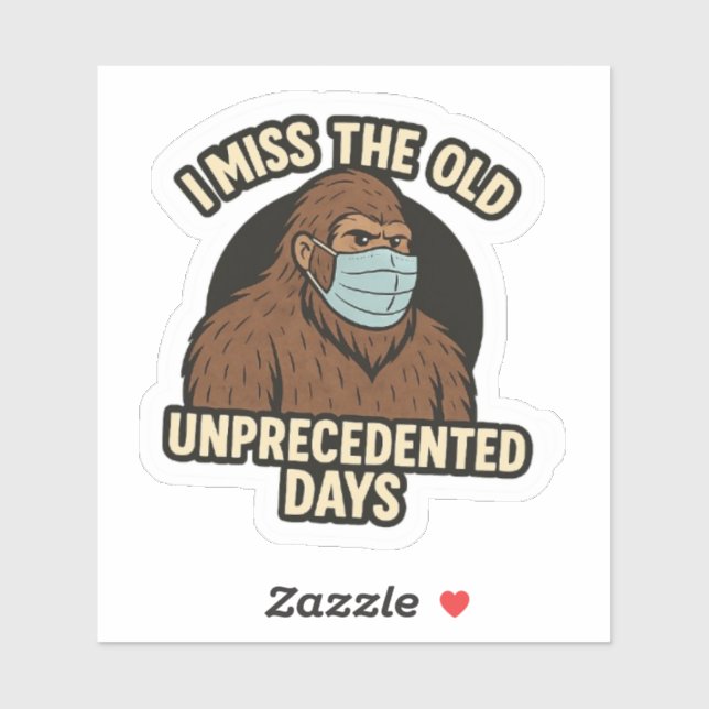 Pegatina Máscara de pie grande (Hoja)